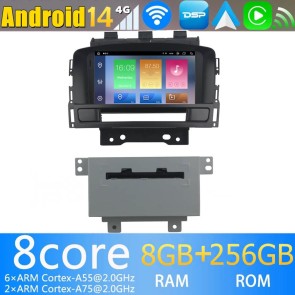 7" Android 14 Autoradio Stéréo de Voiture Multimédia GPS Navigation pour Opel Astra J (2009-2015)-1