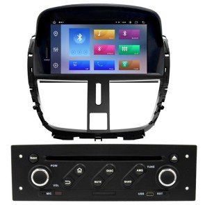 Peugeot 207 Android 14.0 Autoradio DVD GPS avec 8G+256G Bluetooth DAB USB DSP 4G WiFi Caméra 360° CarPlay Android Auto - 7