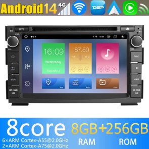 7" Android 14 Autoradio Stéréo de Voiture Multimédia GPS Navigation pour Kia Ceed (2009-2012)-1
