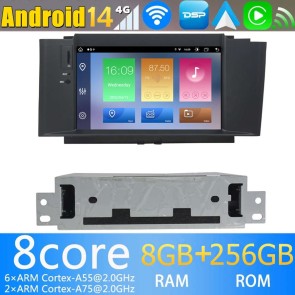 7" Android 14 Autoradio Stéréo de Voiture Multimédia GPS Navigation pour Citroën DS4 (2011-2016)-1