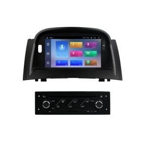 Renault Megane II Android 14.0 Autoradio DVD GPS avec 8G+256G Bluetooth DAB USB DSP 4G WiFi Caméra 360° CarPlay Android Auto - 7