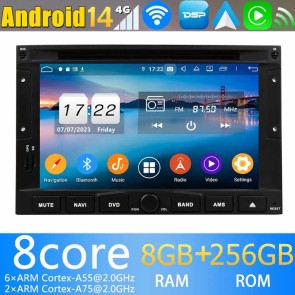 7" Android 14 Autoradio Stéréo de Voiture Multimédia GPS Navigation pour Peugeot 307 (2001-2011)-1