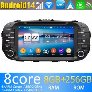 8" Android 14.0 Lecteur DVD GPS Radio Stéréo Navigation pour Kia Soul (2014-2019)-1