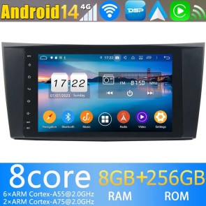 8" Android 13.0 Lecteur DVD GPS Radio Stéréo Navigation pour Mercedes CLS W219 (De 2003)-1