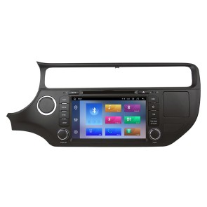 Kia Rio Android 14.0 Autoradio DVD GPS avec 8G+256G Bluetooth DAB USB DSP 4G WiFi Caméra 360° CarPlay Android Auto - 8