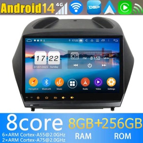 9" Android 13.0 Lecteur DVD GPS Radio Stéréo Navigation pour Hyundai Tucson (2009-2015)-1