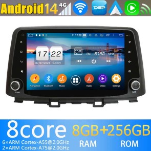 9" Android 13.0 Lecteur DVD GPS Radio Stéréo Navigation pour Hyundai Kona (De 2017)-1