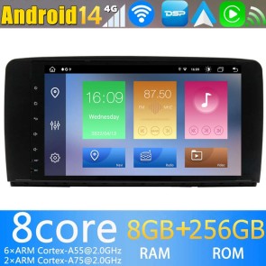 9" Android 14 Autoradio Stéréo de Voiture Multimédia GPS Navigation pour Mercedes W251 (2006-2016)-1