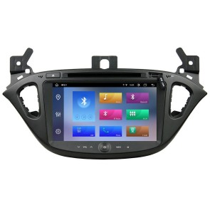 Opel Corsa Android 14.0 Autoradio DVD GPS avec 8G+256G Bluetooth DAB USB DSP 4G WiFi Caméra 360° CarPlay Android Auto - 8