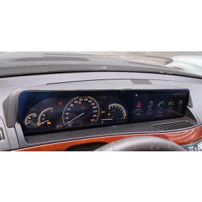 Mercedes CL C216 Android 13 Autoradio DVD GPS Navigation avec 8-Core 8Go+256Go Écran Tactile Bluetooth 5.0 Telecommande au Volant DSP SWC DAB WiFi 4G LTE CarPlay - 12,5