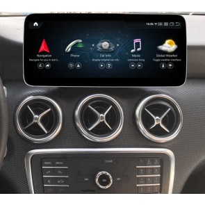 Mercedes GLA X156 Android 13 Autoradio DVD GPS Navigation avec 8-Core 8Go+256Go Écran Tactile Bluetooth 5.0 Telecommande au Volant DSP SWC DAB WiFi 4G LTE CarPlay - 12,5
