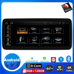 12,3" Android 12.0 Autoradio Stéréo GPS Navigation Lecteur DVD de Voiture pour Audi Q5 SQ5 (2017-2021)-1