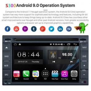 S300 Android 9.0 Autoradio Lecteur DVD GPS Compatible pour Nissan NP300 (2001-2011)-1