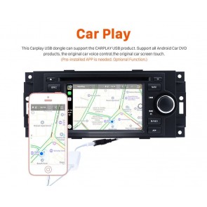 Jeep Grand Cherokee S300 Android 9.0 Autoradio GPS DVD avec HD Ecran tactile Support Smartphone Bluetooth kit main libre RDS CD SD USB DAB AUX 4G WiFi OBD2 CarPlay - S300 Android 9.0 Autoradio Lecteur DVD GPS Compatible pour Jeep Grand Cherokee (2002-2007