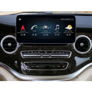 Mercedes W447 Android 13 Autoradio DVD GPS Navigation avec 8-Core 8Go+256Go Écran Tactile Bluetooth 5.0 Telecommande au Volant DSP SWC DAB WiFi 4G LTE CarPlay - 12,5
