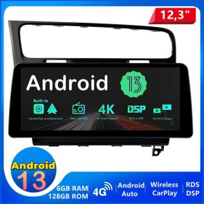 12,3" Android 13.0 Autoradio Lecteur DVD GPS Compatible pour VW Golf 7 Mk7 (2013-2020)-1