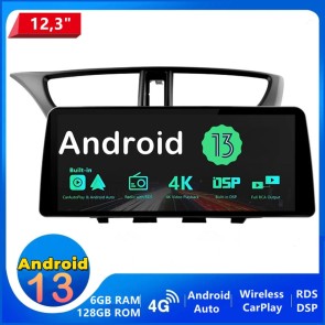 12,3" Android 13.0 Autoradio Lecteur DVD GPS Compatible pour Honda Civic Hatchback (2012-2017)-1