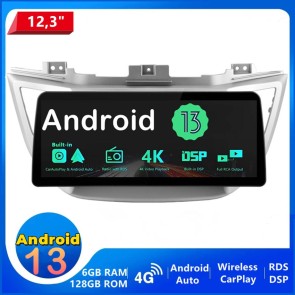 12,3" Android 13.0 Autoradio Lecteur DVD GPS Compatible pour Hyundai ix35 (De 2015)-1
