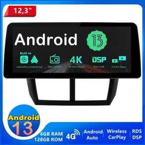 12,3" Android 13 Autoradio Lecteur DVD GPS Compatible pour Subaru Forester (De 2008)-1