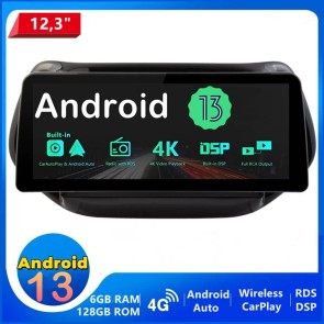 12,3" Android 13.0 Autoradio Lecteur DVD GPS Compatible pour Jeep Compass (2017-2020)-1
