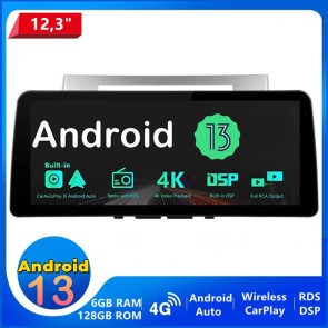 12,3" Android 13.0 Autoradio Lecteur DVD GPS Compatible pour Toyota Corolla Verso (2004-2009)-1