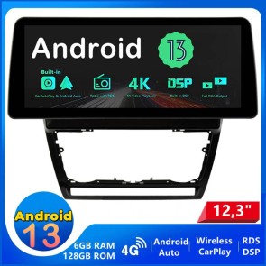 12,3" Android 13.0 Autoradio Lecteur DVD GPS Compatible pour Skoda Octavia Mk2 A5 (2004-2013)-1