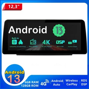12,3" Android 13.0 Autoradio Lecteur DVD GPS Compatible pour Mazda 3 BK (2004-2009)-1
