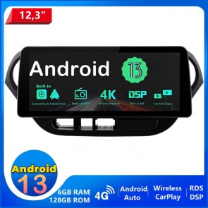 12,3" Android 13.0 Autoradio Lecteur DVD GPS Compatible pour Hyundai i10 (De 2013)-1