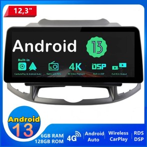 12,3" Android 14.0 Autoradio Lecteur DVD GPS Compatible pour Chevrolet Captiva (De 2011)-1