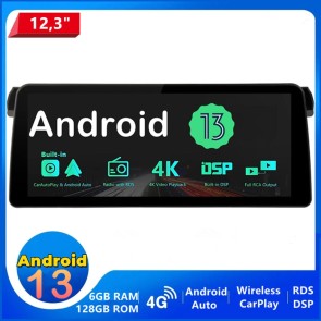 12,3" Android 13.0 Autoradio Lecteur DVD GPS Compatible pour Peugeot 508 (De 2011)-1