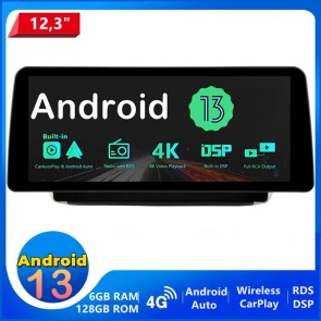 12,3" Android 13.0 Autoradio Lecteur DVD GPS Compatible pour Peugeot 208 (De 2012)-1