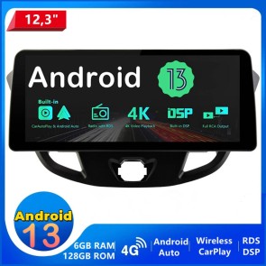 12,3" Android 13.0 Autoradio Lecteur DVD GPS Compatible pour Ford Transit Custom (De 2012)-1