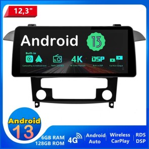 12,3" Android 13.0 Autoradio Lecteur DVD GPS Compatible pour Ford S-Max (2006-2015)-1