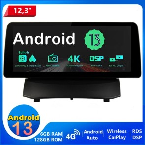 12,3" Android 13.0 Autoradio Lecteur DVD GPS Compatible pour Ford Fiesta (2009-2017)-1