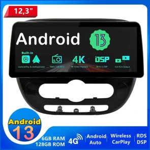 12,3" Android 13.0 Autoradio Lecteur DVD GPS Compatible pour Kia Soul 2 (2013-2019)-1