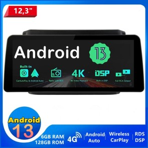 12,3" Android 13.0 Autoradio Lecteur DVD GPS Compatible pour Suzuki Swift 5 (De 2017)-1