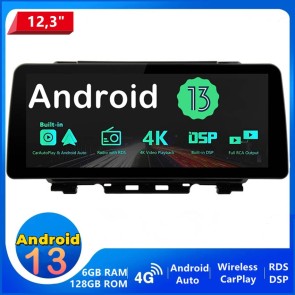 12,3" Android 13.0 Autoradio Lecteur DVD GPS Compatible pour Suzuki Jimny (De 2019)-1