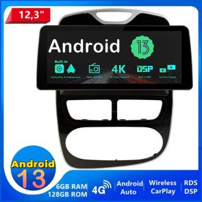 12,3" Android 13 Autoradio Lecteur DVD GPS Compatible pour Renault Clio 4 (2012-2018)-1