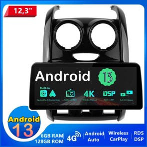 12,3" Android 13.0 Autoradio Lecteur DVD GPS Compatible pour Dacia Duster (2014-2020)-1
