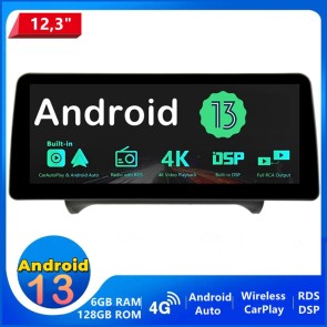 12,3" Android 13 Autoradio Lecteur DVD GPS Compatible pour Audi TT MK2 (2006-2014)-1