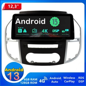 12,3" Android 13 Autoradio Lecteur DVD GPS Compatible pour Mercedes Vito W447 (2014-2021)-1