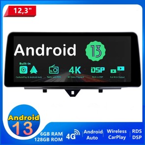 12,3" Android 13 Autoradio Lecteur DVD GPS Compatible pour Smart ForTwo (2011-2015)-1