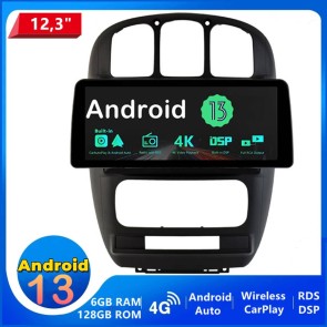 12,3" Android 14.0 Autoradio Lecteur DVD GPS Compatible pour Chrysler Town & Country (2000-2007)-1