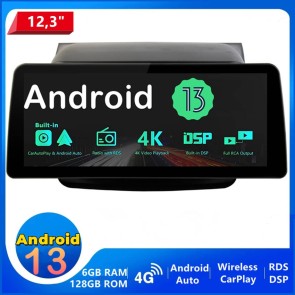 12,3" Android 13.0 Autoradio Lecteur DVD GPS Compatible pour Mitsubishi L200 (2006-2016)-1