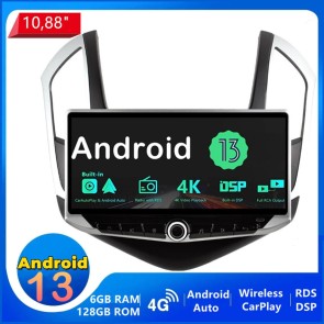 10,88" Android 14.0 Autoradio Lecteur DVD GPS Compatible pour Chevrolet Cruze (De 2012)-1