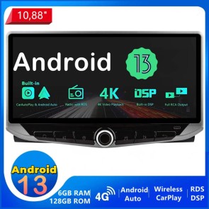 10,88" Android 13 Autoradio Lecteur DVD GPS Compatible pour Peugeot Partner (De 2019)-1