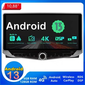 10,88" Android 13 Autoradio Lecteur DVD GPS Compatible pour Smart ForTwo (2015-2019)-1