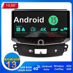 10,88" Android 13 Autoradio Lecteur DVD GPS Compatible pour Peugeot 4007 (De 2007)-1