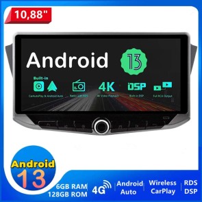 10,88" Android 13 Autoradio Lecteur DVD GPS Compatible pour Opel Insignia (De 2009)-1