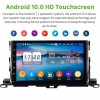 Toyota Highlander Android 10.0 Autoradio DVD GPS avec 8-Core 4Go+64Go Bluetooth Parrot Telecommande au Volant Micro DSP SD USB DAB 4G LTE WiFi TV OBD2 CarPlay - 10" Android 10.0 Lecteur DVD GPS Radio Stéréo Navigation pour Toyota Highlander (2014-2019)